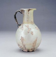 藏品(玻璃單耳平口瓶)的圖片