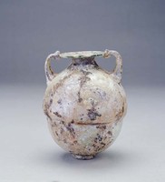 藏品(玻璃平口雙耳接腰瓶)的圖片