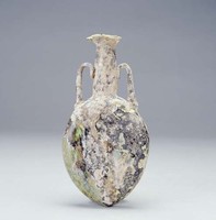 藏品(玻璃雙耳桃形扁瓶)的圖片