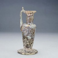 藏品(玻璃單把寬底瓶)的圖片