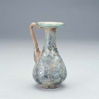 藏品(玻璃豎琴耳瓶)的圖片