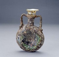 藏品(玻璃雙耳扁圓壺)的圖片