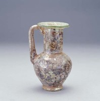 藏品(玻璃寬筒頸單耳展口瓶)的圖片