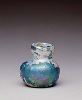 藏品(藍玻璃小圓瓶)的圖片