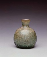 藏品(稜紋凹底圓點玻璃小瓶)的圖片