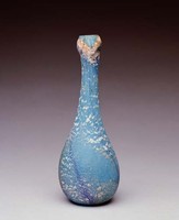 藏品(長頸藍玻璃瓶)的圖片