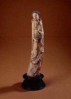 藏品(牙雕藍采和)的圖片