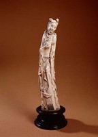 藏品(牙雕鐵拐李像)的圖片