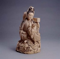 藏品(牙雕觀音像)的圖片