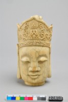 藏品(牙雕佛頭)的圖片