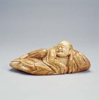 藏品(牙雕臥佛)的圖片