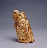 藏品(牙雕睡佛)的圖片