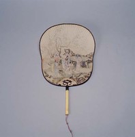 藏品(象牙柄宮扇)的圖片