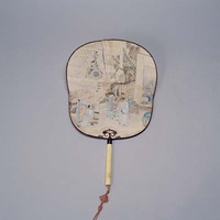 藏品(象牙柄宮扇)的圖片