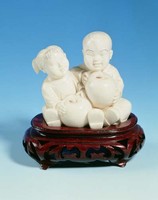 藏品(牙雕和合二仙)的圖片