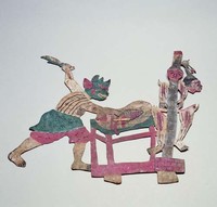 藏品(皮影戲偶)的圖片