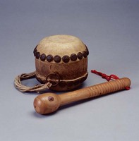 藏品(牛皮沙鼓)的圖片