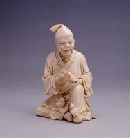 藏品(牙雕徐文長餵鳥像)的圖片