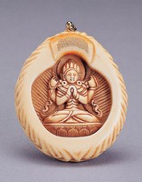 藏品(牙刻「金剛經」四臂觀音)的圖片