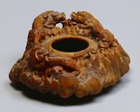 藏品(角雕龍紋水洗)的圖片