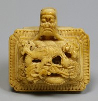 藏品(蟠龍象牙帶飾)的圖片