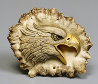 藏品(鹿角雕老鷹帶首)的圖片