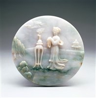 藏品(翠玉圓屏)的圖片