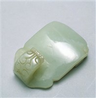 藏品(白玉帶鈎)的圖片