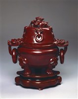 藏品(紅瑪瑙香爐)的圖片