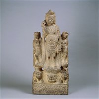 藏品(石刻文殊菩薩)的圖片