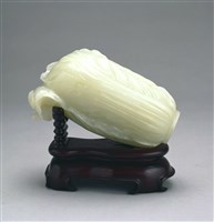 藏品(玉刻黃芽白菜)的圖片