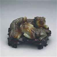 藏品(青玉獅)的圖片