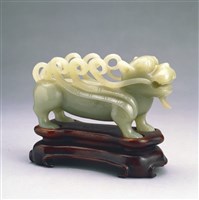 藏品(青玉飛獅)的圖片