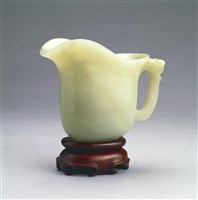 藏品(青玉觥形杷杯)的圖片