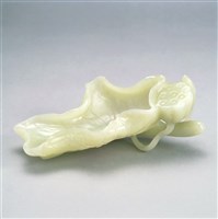藏品(白玉荷葉洗)的圖片
