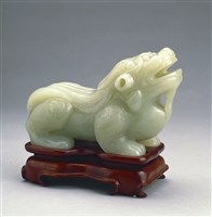 藏品(青玉獅)的圖片