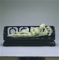 藏品(白玉睡佛)的圖片