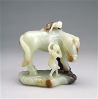 藏品(白玉馬上封侯)的圖片
