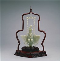 藏品(白玉鏈瓶)的圖片