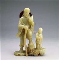 藏品(青玉李鐵拐像)的圖片