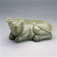 藏品(玉雕牛)的圖片
