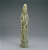 藏品(青玉觀音)的圖片