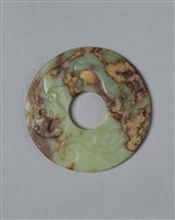 藏品(青玉龍鳳璧)的圖片