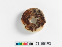 藏品(白玉雙龍璧)的圖片