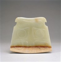 藏品(青玉獸面牌)的圖片
