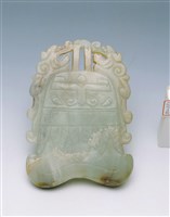 藏品(白玉鐘形珮)的圖片