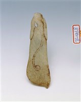 藏品(白玉扁豆形珮)的圖片