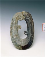 藏品(白玉龍形珮)的圖片