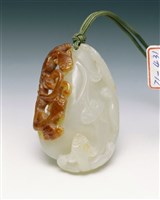 藏品(白玉雙龍珮)的圖片