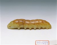 藏品(白玉蠶)的圖片